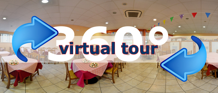 Click per visualizzare il Virtual Tour di Pizzeria Al Bacio