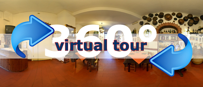 Click per visualizzare il Virtual Tour di Taverna Fra' Diavolo