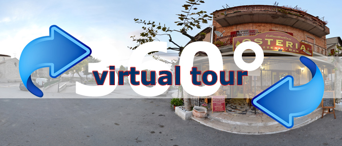 Click per visualizzare il Virtual Tour di Osteria Le Quattro Cose