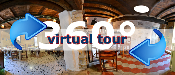 Click per visualizzare il Virtual Tour di Osteria Piazza Delle Erbe
